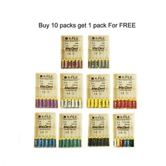 Mani Dental Root Canal Endo K-files 21-25-31mm All Sizes 6Files/pk