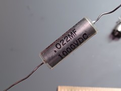 1 General Instrument NOS Paper in Oil Tone capacitor .022uf Les Paul 335 Amps