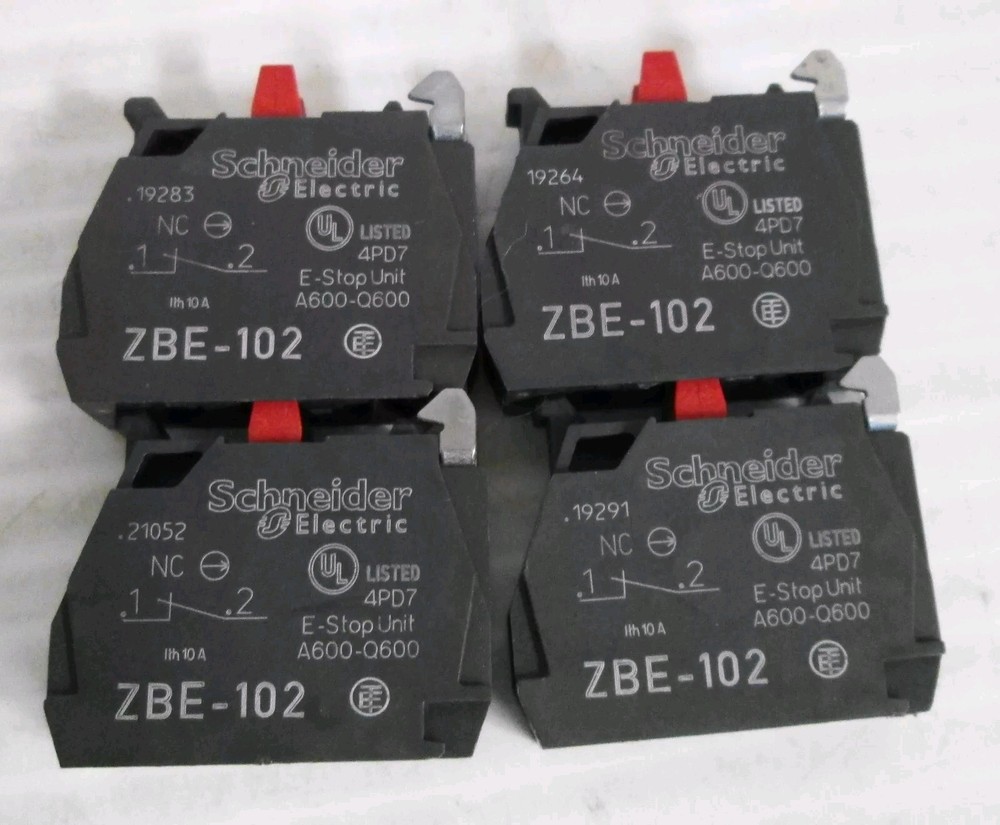 Schneider Electric ZBE-102 Contact Block 240V 3A (4)