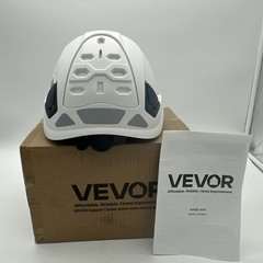 VEVOR Hard Hat Construction Safety Helmet Vented Class C White Men & Women