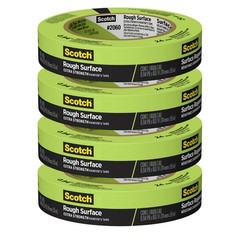 Scotch Painter’s Tape 2060-1A 2060 Masking Tape, 1-Inch by 4 Pack, Green