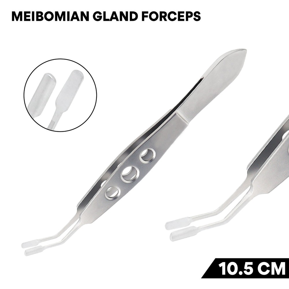 Meibomian Gland Expressor Forceps Tip 3 x 9 mm German Ophthalmic Instruments