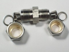 1- Swagelok Stainless Steel Reducing Union, 3/8″ Tube x 5/16″ Tube, SS-600-6-5