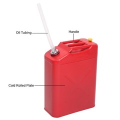5.3gallon Gas Metal Can Gasoline Fuel Container Emergency Backup Diesel Tank 20L