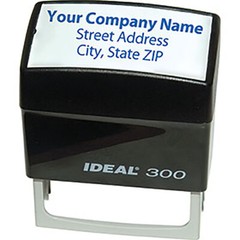Ideal 300 Replacement Ink Pad Black Ink