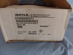 NEW 50 count box Suttle DATA JACK Tool-Less Cat-6 W/3 Bezels STAR6000C6T3