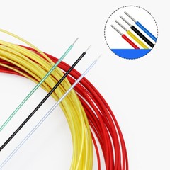Single Core PTFE Silver-plated Copper Wire Electronic Cable Insulation 300V