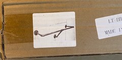 NIP Industrial Modern Pipe Wall Mounted Clothes Rack 10 Inch Industrial Standard
