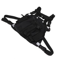 Radio Chest Harness Bag Oxford Cloth Universal Walkie Talkie Chest Pocket W ANDA
