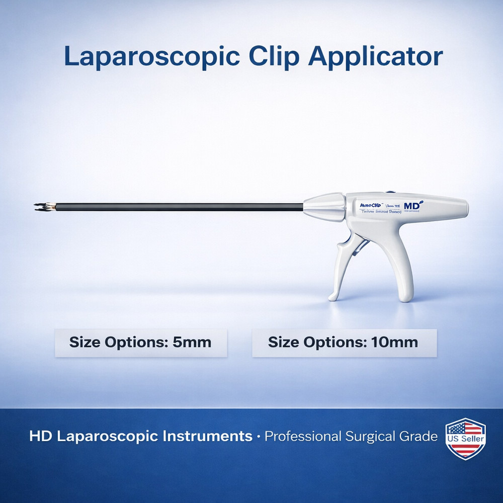 Laparoscopic Clip Applicator Ligating Clip Applier – US Seller – 5mm or 10mm