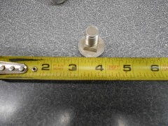 Carriage Bolt 1/2″ x 1.00″. Carriage Bolts. (LOT OF 20), Grade 2, Coarse. NOS!