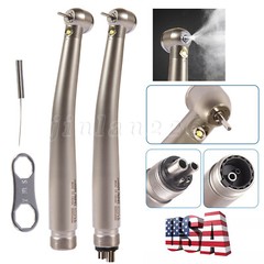 2/4H Pana Max2 LED Dental High Speed Handpiece Push Button Air Turbine 3-Spray
