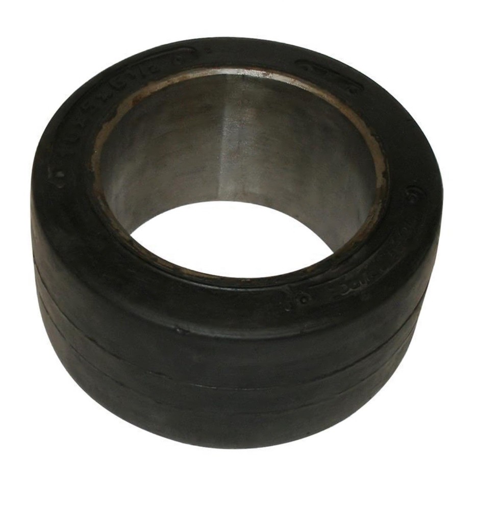 FORkLIFT CUSHION TIRE – 10X5X6.5 SMOOTH PRESS ON BLACK