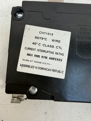 NEW Cutler Hammer CHT1515 15 Amp Twin Tandem Circuit Breaker, Dual 15A CH,