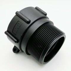 IBC Tote Fittings Adapter 2″ Female Buttress Coarse Thread x 2″ Male NPT Pipe