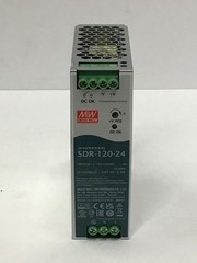 Mean Well SDR-120-24 DIN RAIL Power Supply 24V 5A 120W PFC 100-240VAC