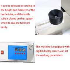 110V Ultrasonic Soft Plastic Tube Sealer Tube Sealing Machine Sealing Dia.3.1″