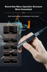 TS101 Miniware Portable Digital OLED Soldering Iron Kit PR-B2 Tip Interface