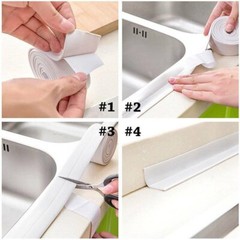 Self Adhesive Caulk Tape Kitchen Bathroom Seal Home Waterproof Sink Caulk Strip