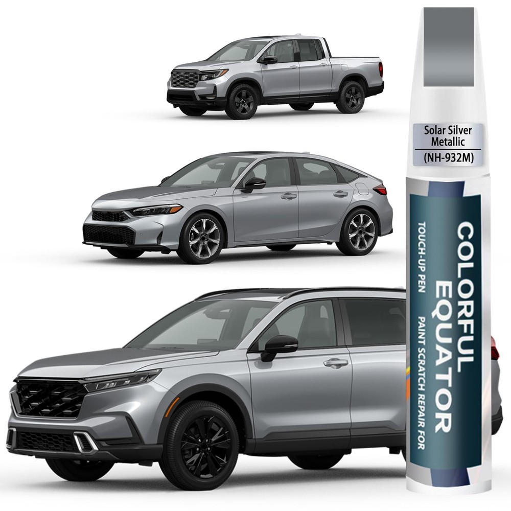 Touch Up Paint Pen for Honda – Solar Silver Metallic Scratch Repair