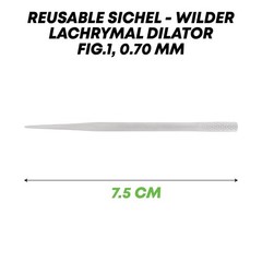Sichel Wilder Lacrimal Dilator 0.7mm Tip Fig. 1 Surgical Ophthalmic Instruments