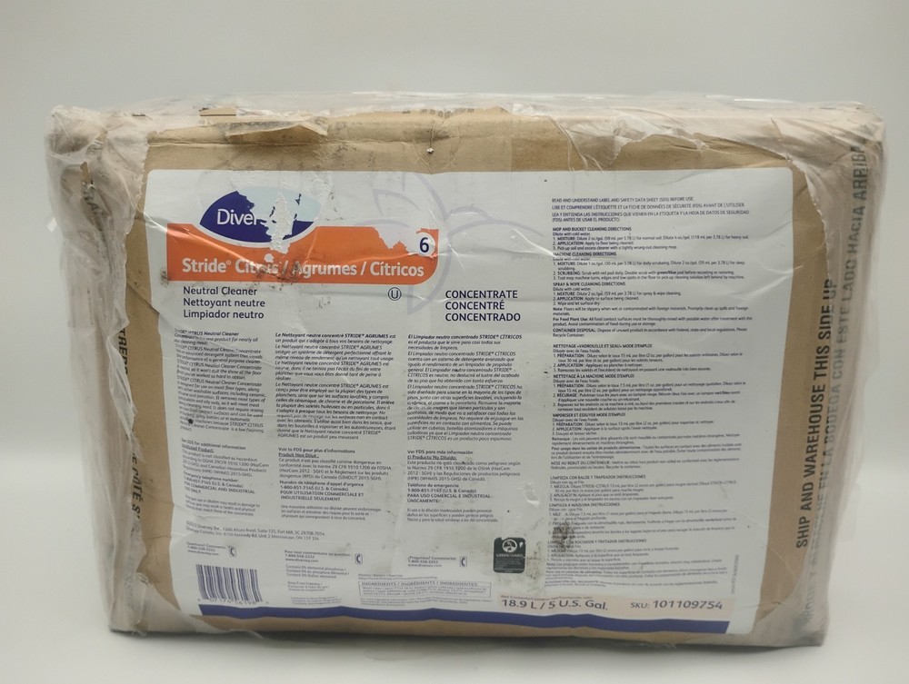 Diversey Stride Citrus Neutral Floor Cleaner 5 Gallon