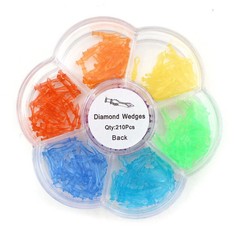 40Pcs/Box Dental Plastic Diamond Wedges Interdental Matrix Gap Diastema Adaptive