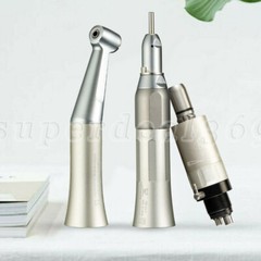 NSK Style Dental Low Speed Handpiece Kit Straight/Air Motor/Contra Angle YX23 sa