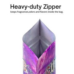 25 Sets 3.5g Smell Proof Zip Seal Pouch Reclosable Mylar Foil Bags For Candy