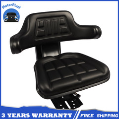 For Ford New Holland 3000 3600 3610 3900 Black Tractor Suspension Seat