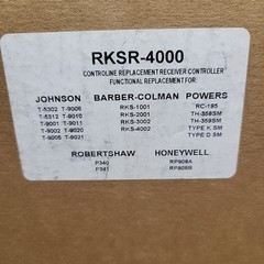 Barber Colman RKSR-4000 Replacement Receiver Controller 1, 2 or 3 Inputs NOB