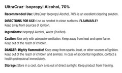 UltraCruz Isopropyl Alcohol, 70%, 1 Gallon