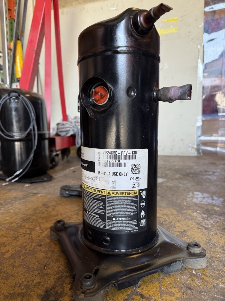 Copeland ZP24K5E-PFV-130, Scroll compressor, 220V, R-410a, Single Phase