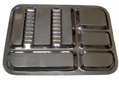 Stainless Steel Dental Lab Instrument Tray 13.9″ x 10″ (1.3 lb) Best Quality