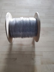 WEICO UL-2464 23 AWG Stranded Appliance Wire 300V 80°C Gray SR-PVC 400ft