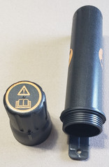 Qty. 12- CaniPak Manual Canister Protective Tubes Black New with Caps, CAN-22