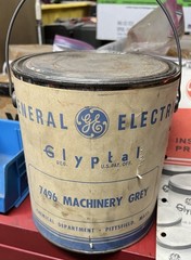 General Electric 1961 Glyptal Paint 7496 Machine Grey Full With Brochure