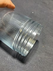 Replacement 6-1/2″ x 3-1/4″ diameter Threaded Clear Glass Explosion Proof Globe