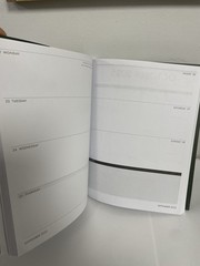 Punch Studio 12 Months Green Floral 2025 Planner Monthly & Weekly Planner