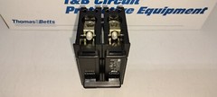 Thomas & Betts T&B TB250 2 Pole 50 Amp 120/240V Plug In Circuit Breaker NEW (1)