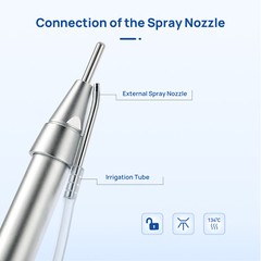 COXO CX235-2S Dental 20° Straight Low-speed Handpiece 1:1 External