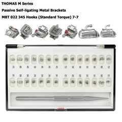 Dental Self Ligating Brackets Orthodontic Ceramic Metal Roth MBT Damon Empower