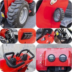 NEW Mini Wheel Type Skid Steer Loader Riding Skid Machine 13.5HP EPA For Sale