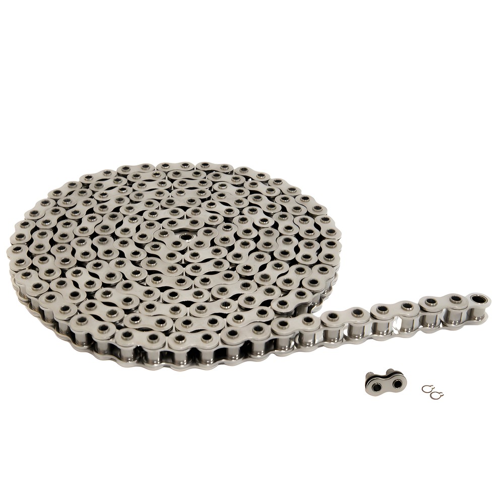 Jeremywell #50 Hollow Pin Stainless Chain 10FT with 1 Connecting Link
