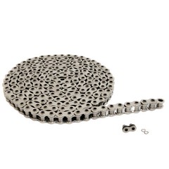 Jeremywell #50 Hollow Pin Stainless Chain 10FT with 1 Connecting Link