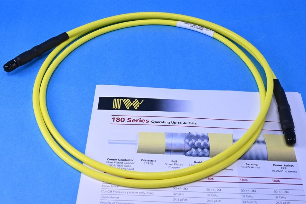 IW-Microwave Coax Cable 6.5′ RF Test Cable Assembly SMA M-M DC-32 Ghz NEW NIB