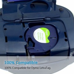 3PK 91330 White Paper Refills for DYMO LetraTag LT100T/100H Label Tape 1/2″x13′