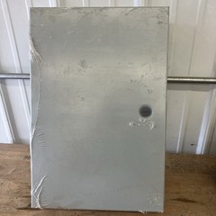 AHE18X12X4 Hoffman Carbon Steel Electrical Enclosure Hinged Cover WITH PANEL