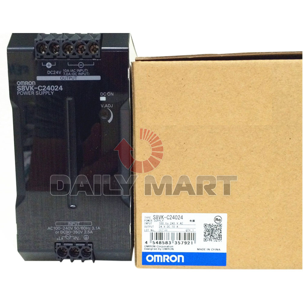 OMRON Automation and Safety S8VK-C24024 Universal I/O Single Phase Power Supply