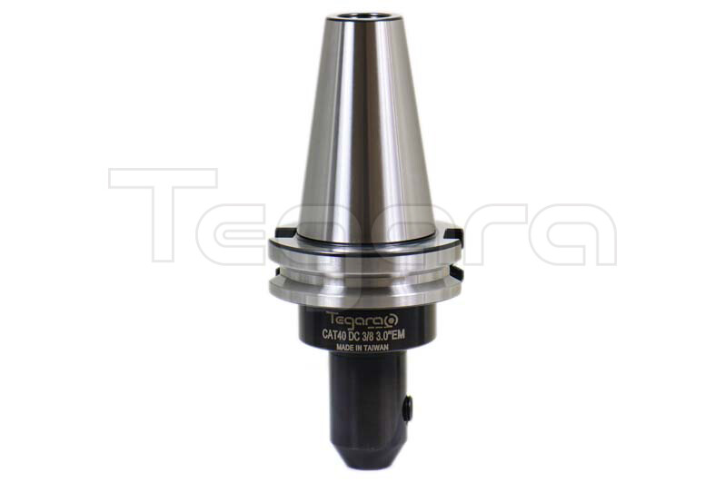 TEGARA CAT40 3/8 X 3 DUAL CONTACT END MILL TOOL HOLDER BALANCED G2.5 20000 P[